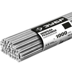 ЗУБР М8 х 1000 мм, 50 шт., шпилька резьбовая DIN 975