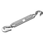 STAYER М8, 10 шт., талреп DIN 1480 крюк-крюк