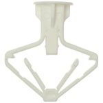 ЗУБР 100 шт., 10 х 50 мм, тип Бабочка, полипропиленовый, дюбель для пустотелых конструкций