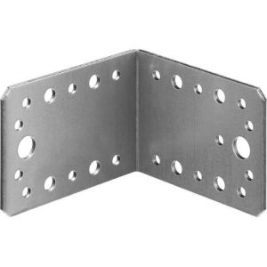 ЗУБР УК-2.5, 65 x 90 x 90 x 2.5 мм, цинк, крепежный уголок