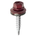 Саморез кровельный Госкреп RAL 3005, винно-красный, 5,5х19 мм (250 шт)