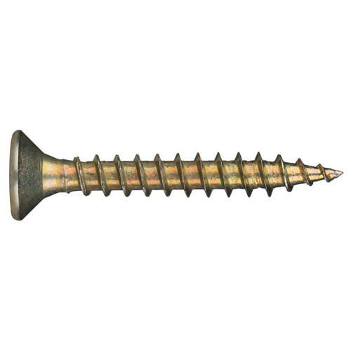 Саморез универсальный 3,5х30мм желтый потайная головка 20шт