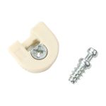 Штифт с еврорезьбой и усиленным эксцентриком 16мм белый 4шт