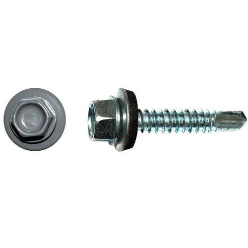 Саморез кровельный Креп-Комп ск55197004к 5,5х19 мм Ral 7004 серый 4000 штук