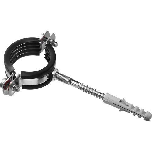 ЗУБР 1 шт., 1 1/4", оцинкованный, в комплекте с сантехнической шпилькой и дюбелем, хомут трубный с гайкой Мастер