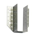 Опора бруса оцинкованная раскрытая 140х76х100х2 мм цинк