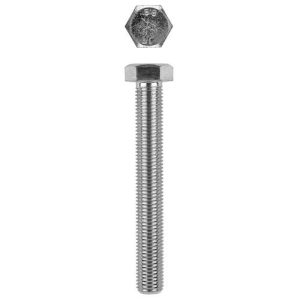 KRAFTOOL M20 x 50 мм, 10 шт., оцинкованный, болт с шестигранной головкой DIN 933