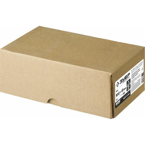 ЗУБР М12x45 мм, 5 кг (100 шт.), кл. пр. 8.8, оцинкованный, винт DIN 912 — изображение 2