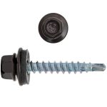 Саморез кровельный Креп-Комп ск358019к 4,8х35 мм Ral 8019 серо-коричневый 3000 штук