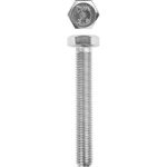 ЗУБР M10 x 80 мм, 5 кг, оцинкованный, болт ГОСТ 7798-70 Мастер