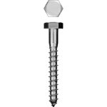 ЗУБР 90 х 10 мм, 2 шт., ШДШ шурупы с шестигранной головкой (DIN 571)