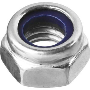 ЗУБР DIN 985 с нейлоновым кольцом, M5, 5 кг, кл. пр. 6 оцинкованная гайка