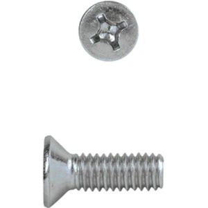 Винт потайной Креп-комп DIN965 оцинкованный 6х20 мм 500 шт