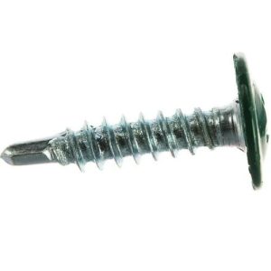 Саморез с прессшайбой Креп-Комп пшс136005 со сверлом окрашенный Ral 6005 4,2х13 мм 1500 штук