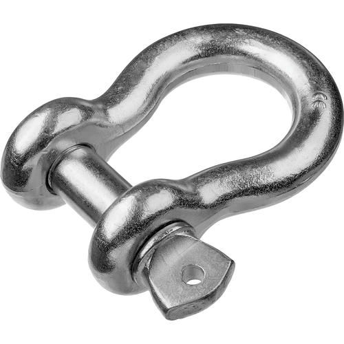 ЗУБР 1/2" (12.7 мм), палец 16 мм, г/п 2 тн, оцинкованная, скоба такелажная омегообразная