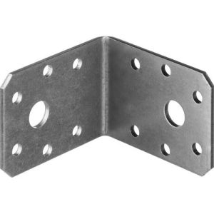 ЗУБР УК-2.5, 45 x 60 x 60 x 2.5 мм, цинк, крепежный уголок
