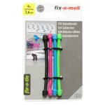 Стяжка кабельная FIX-O-MOLL 76х4мм в ассортименте 4шт