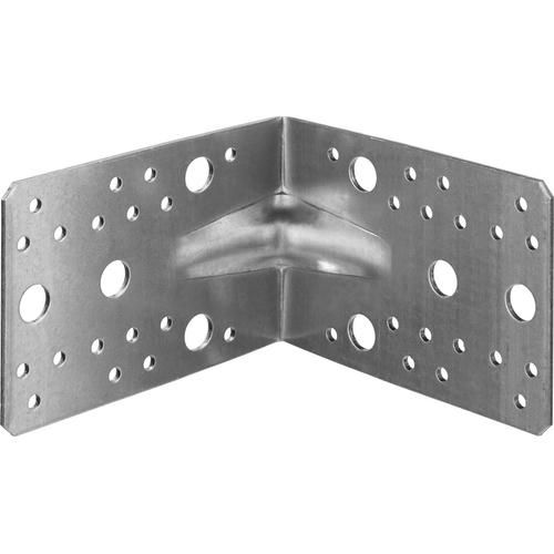 ЗУБР УКУ-2.5, 90 x 130 x 130 x 2.5 мм, цинк, усиленный крепежный уголок