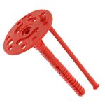 Дюбель для теплоизоляции с пластиковым гвоздём 10х100мм 50 шт