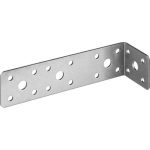 ЗУБР УКА-2.0, 35 x 40 x 140 x 2 мм, цинк, асимметричный крепежный уголок