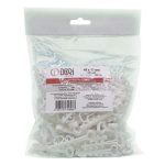 Дюбель-хомут DORI для плоского кабеля 5-10мм 100шт белый