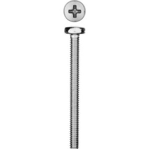 ЗУБР M4 x 40 мм, 9 шт., полусферическая головка, винт DIN 7985