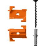 ЗУБР 25 шт, набор СКШМ в комплекте с дюбелем и саморезом ВИНТ-Н25