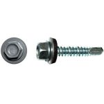 Саморез кровельный Креп-Комп ск55257024к 5,5х25 мм Ral 7024 серый графит 3000 штук