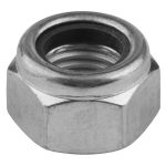 KRAFTOOL DIN 985 с нейлоновым кольцом, 50 шт., М20, кл. пр. 8 оцинкованная гайка