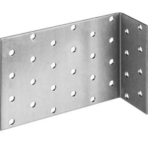 ЗУБР УКА-2.0, 80 x 120 x 40 x 2 мм, анкерный крепежный уголок