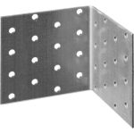 ЗУБР УКР-2.0, 80 x 80 x 80 x 2 мм, цинк, равносторонний крепежный уголок
