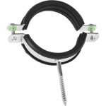 ЗУБР 1 шт., 73-82 мм, 2 1/2", хомут трубный оцинкованный Эксперт