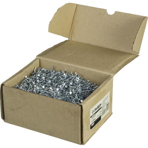 ЗУБР ГОСТ 4029-63, 25 x 2 мм, цинк, 5 кг, толевые гвозди — изображение 2