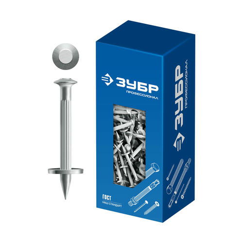 ЗУБР ДГМ 30 х 4.5 мм, дюбель-гвоздь монтажный, цинк, 1 кг — изображение 2