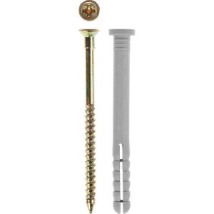 ЗУБР 8 x 140 мм, 50 шт., дюбель-гвоздь полипропиленовый с цилиндрическим бортиком