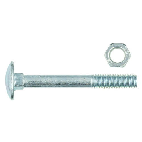 Болт мебельный DIN603 с гайкой 8х50 8шт — изображение 2