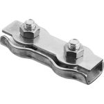 ЗУБР 2 мм, 2 шт., зажим троса двойной