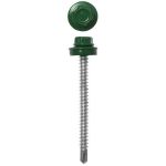 ЗУБР 60 х 4.8 мм, 1000 шт., RAL 6002 зеленый лист, СКД саморезы кровельные для деревянной обрешетки Профессионал