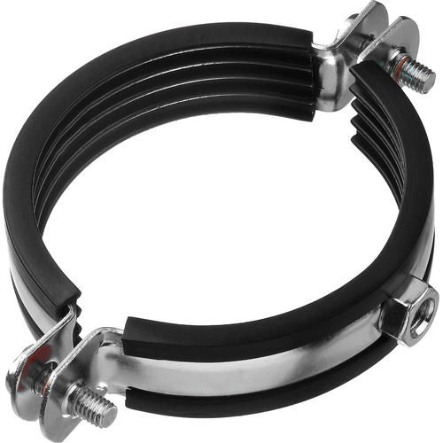 ЗУБР 6 шт., 2 1/2", оцинкованный, хомут трубный с гайкой Мастер