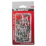 Заклепка вытяжная алюминий/сталь MATRIX 3,2х8мм RAL6005 темно-зеленый 50шт