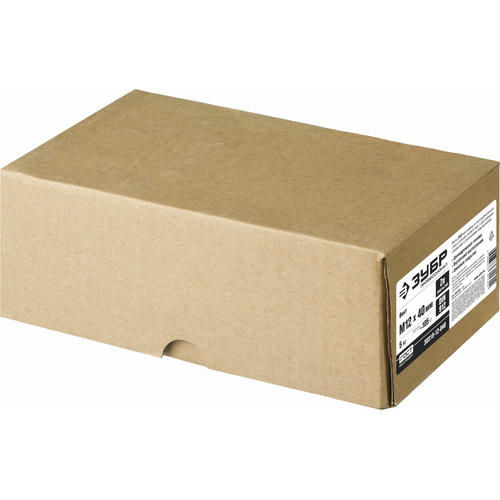 ЗУБР М12x40 мм, 5 кг (105 шт.), кл. пр. 8.8, оцинкованный, винт DIN 912 — изображение 2