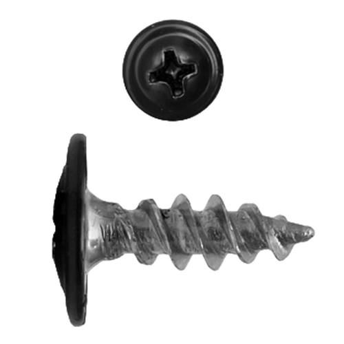 Саморез с пресс-шайбой Креп-Комп RAL9005 острый 4,2х13 мм 1500 шт