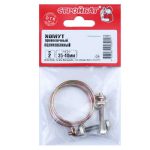 Хомут проволочный 35-40мм (цинк 2 шт)