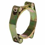 Хомут силовой двухболтовый W1 оцинкованный 45-55 мм
