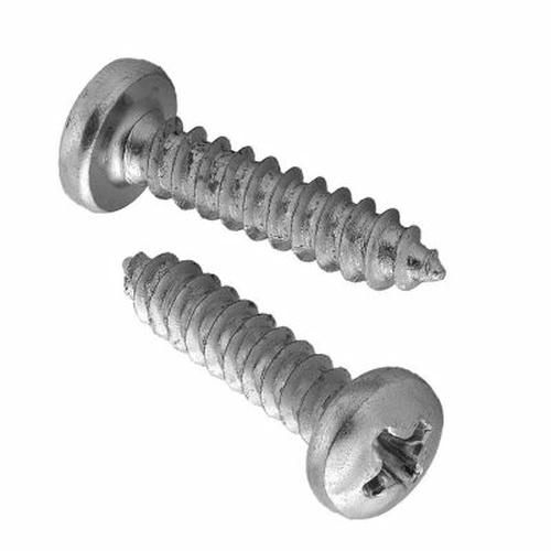 Саморез по металлу DIN 7981 острый с полукруглой головкой, крестообразным шлицем и полной резьбой 4,8x25 — изображение 2