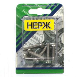 Винт нерж.пкр. DIN 7985 М 5х25 (6шт)