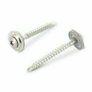 Шуруп ART 9387 А2 c полупотайной головкой и EPDM-шайбой звездообразный шлиц 4,5х45 TX20