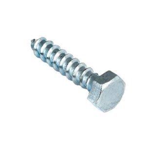 Болт сантехнический DIN 571 8х 50 (белый цинк 25 шт)
