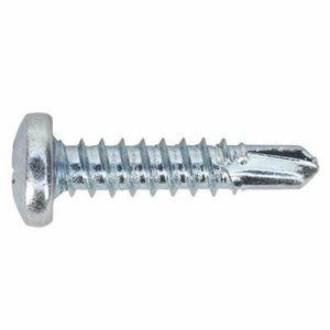 Саморез DIN 7504N с полукруглой головкой, сверлом и крестообразным шлицем 4,8x19