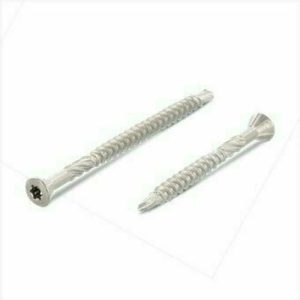 Шуруп ART 9241 А2 самосверлящий, самозенкующий с полупотайной головкой, со второй фиксирующей резьбой, звездообразный шлиц TX 5х90/54 TX20